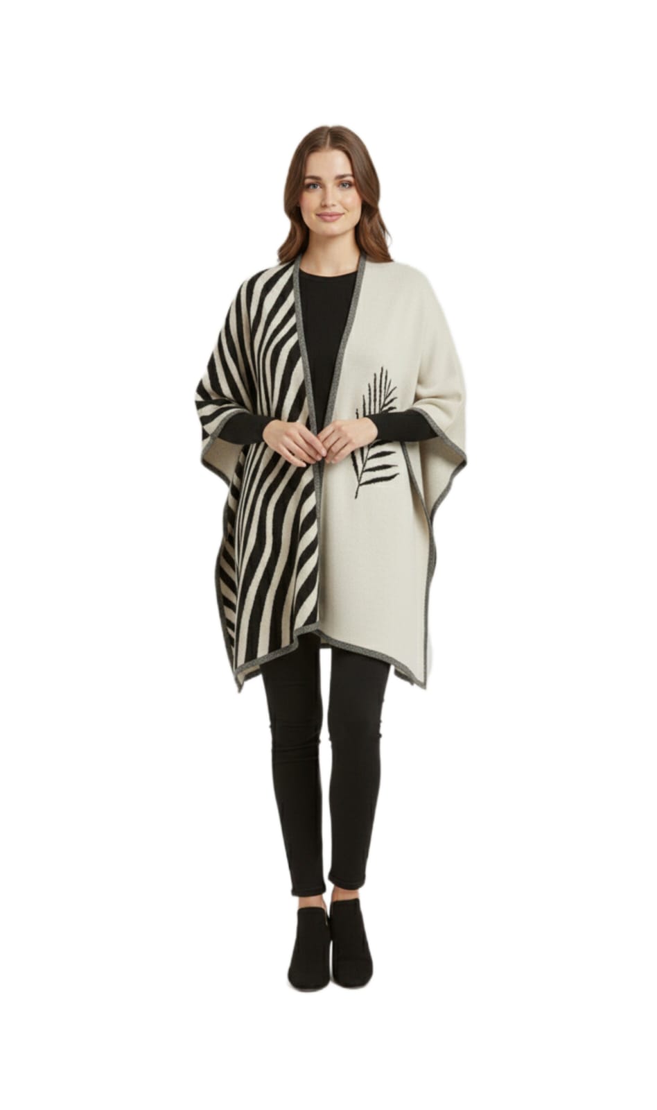 Ruana Raíces “Selva Blanca”