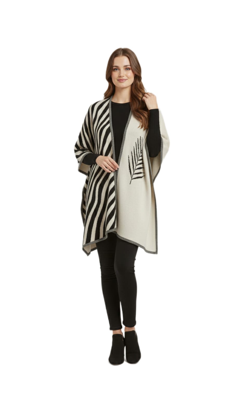 Ruana Raíces “Selva Blanca”