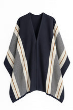 Ruana Raíces “Noche Andina” – Azul Oscuro